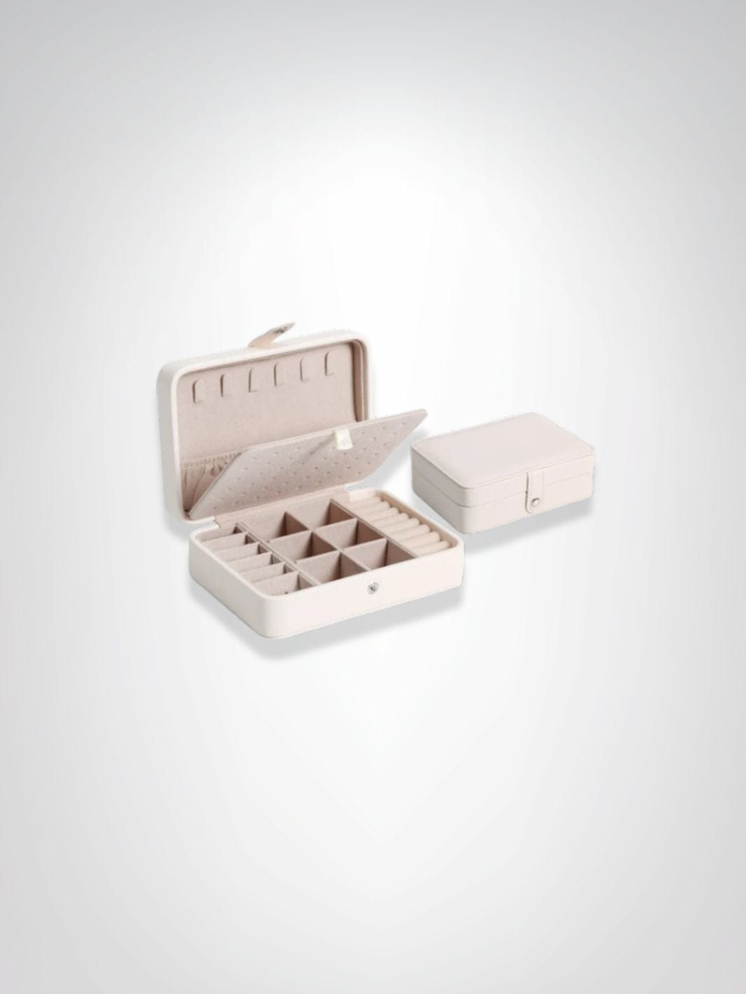 Boîte à Bijoux | L'Écrin Crème d'Hiver Blanc