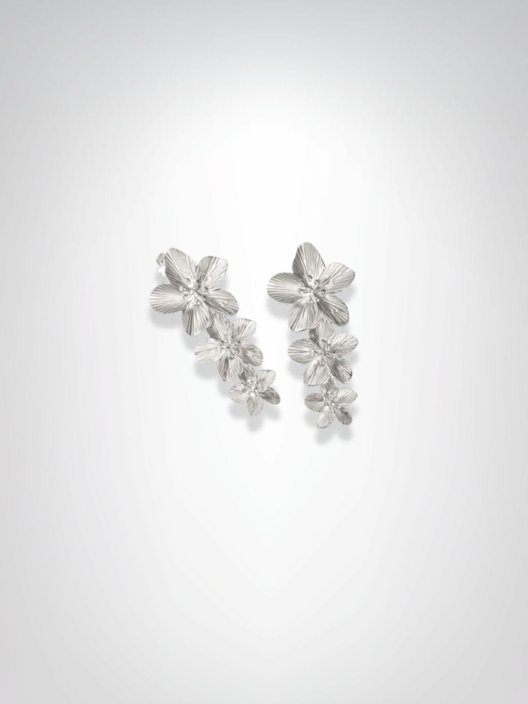 Boucles d'oreilles | Bouquet Argentée
