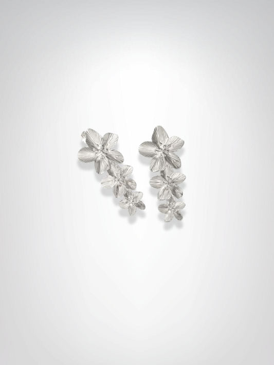 Boucles d'oreilles | Bouquet Argentée