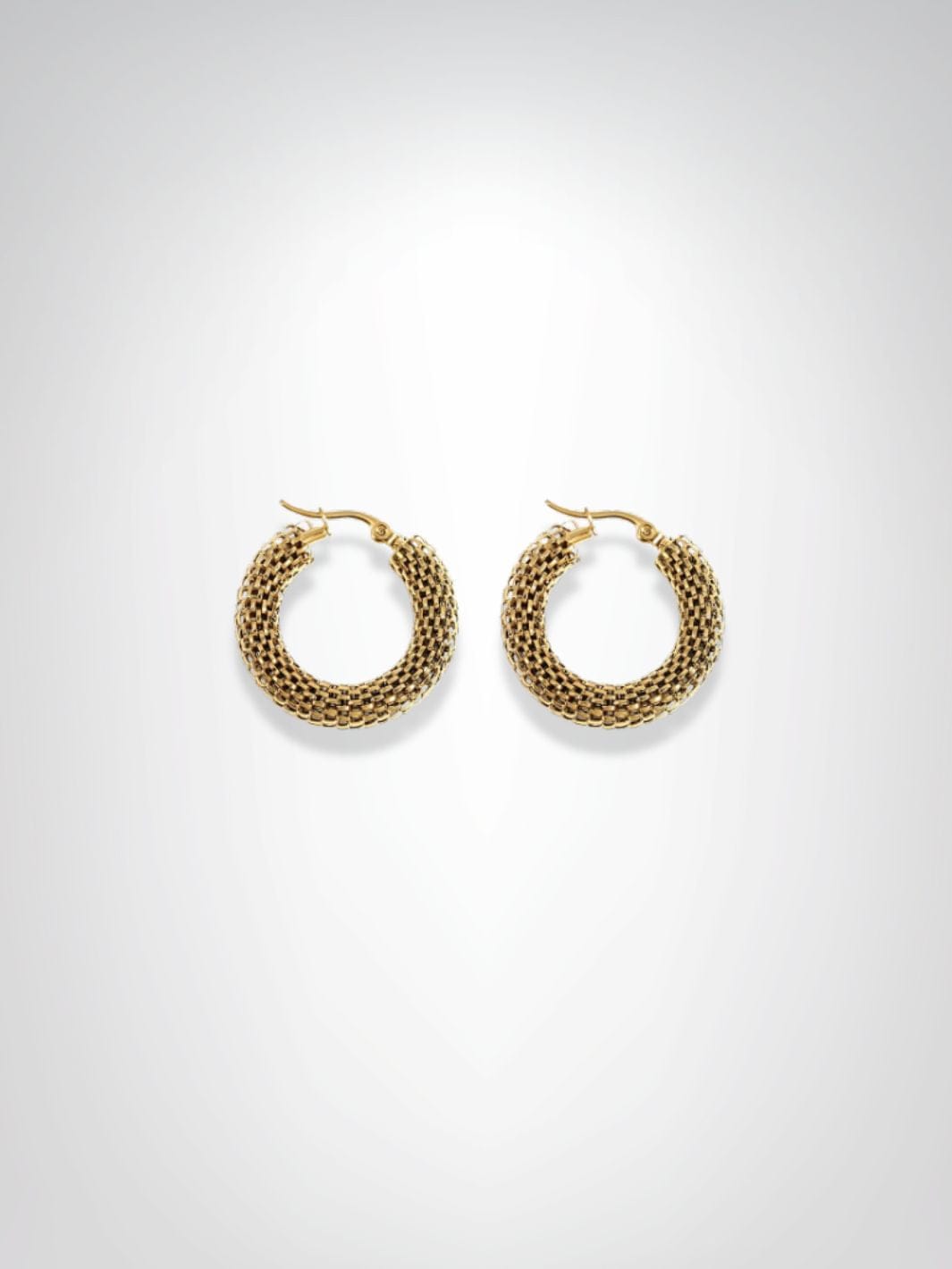 Boucles d'oreilles | Créoles Abeilles Dorée