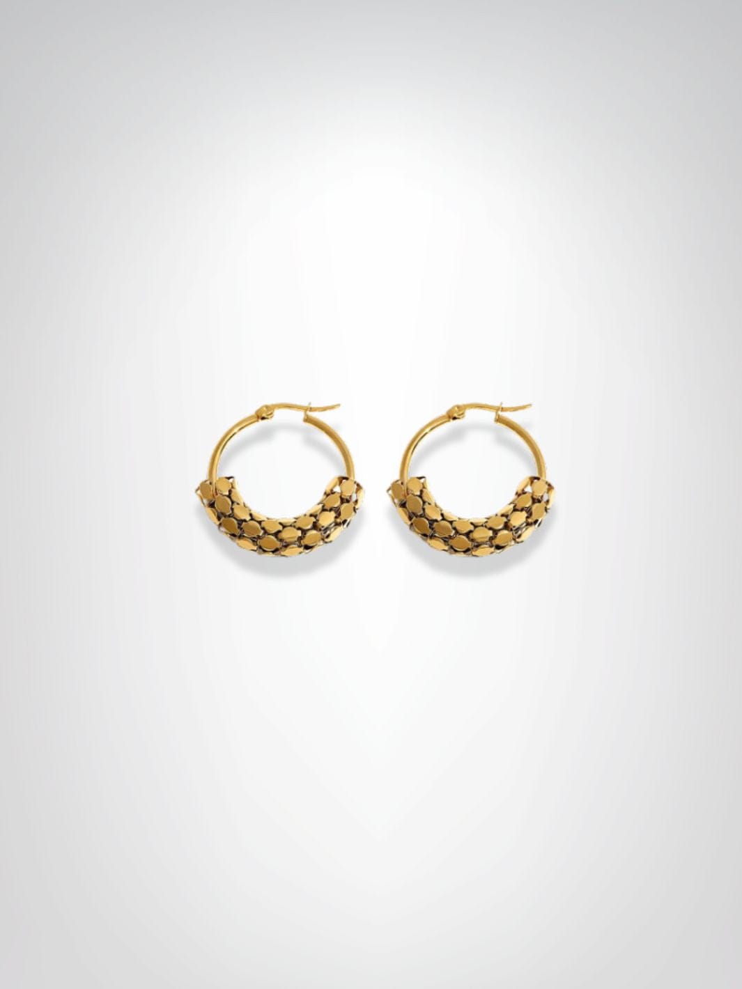 Boucles d'oreilles | Créoles Elitéa Dorée