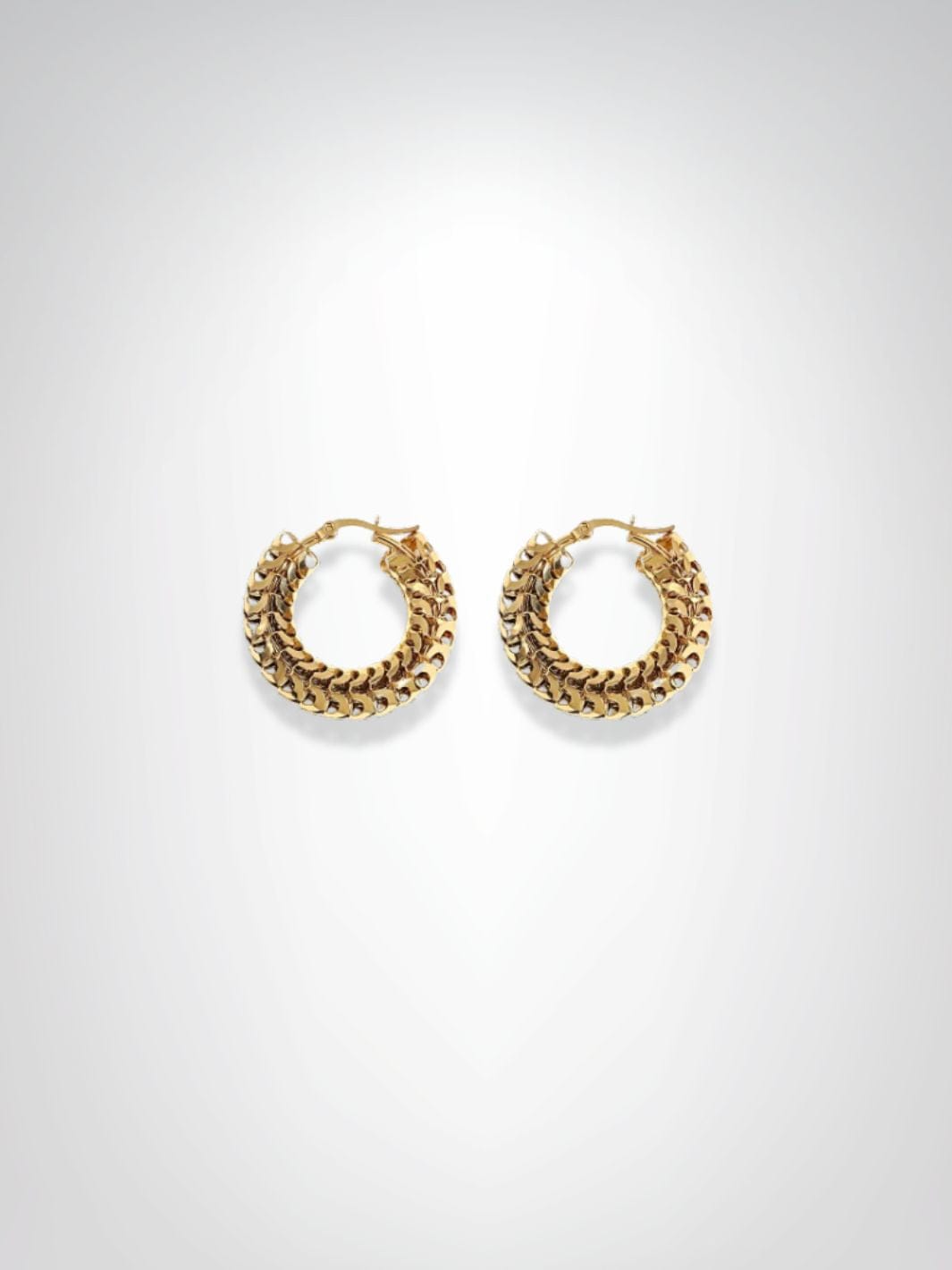 Boucles d'oreilles | Créoles Solaria Dorée