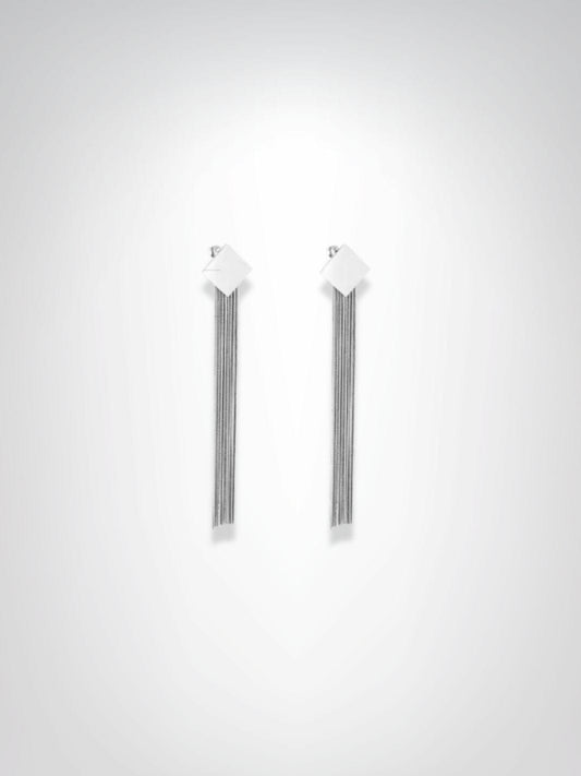 Boucles d'oreilles | Éclat Miroir Argentée