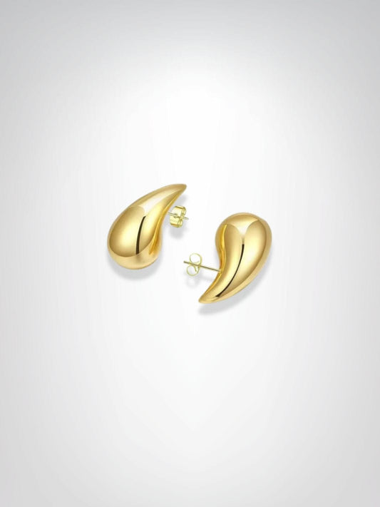 Boucles d'oreilles | Goutte de Lune Dorée
