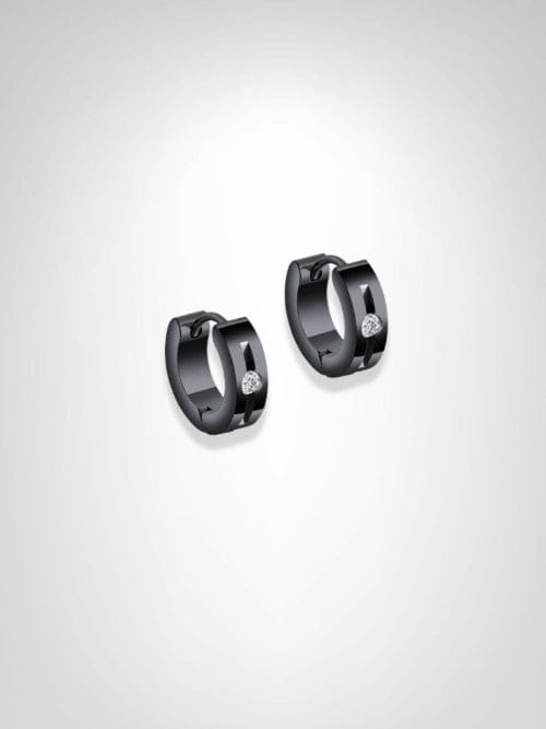 Boucles d'oreilles Homme | Pointe Noir