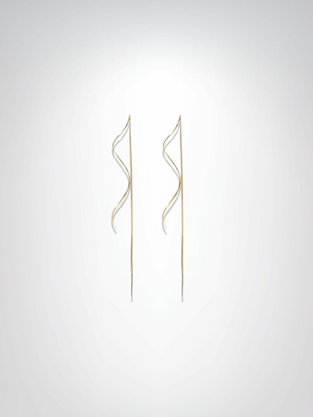 Boucles d'oreilles | L'Étreinte Lumineuse Dorée