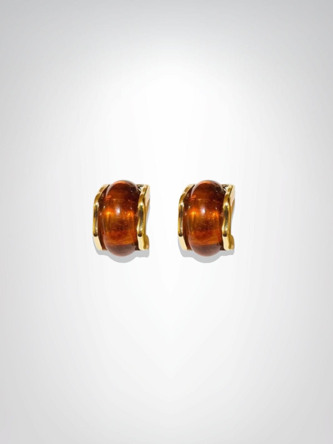 Boucles d'oreilles | Oriane Marron/ Dorée