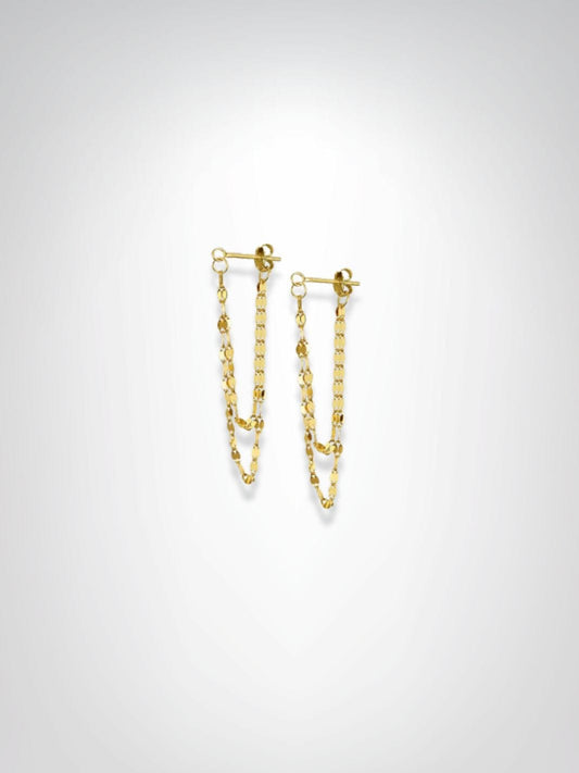 Boucles d'oreilles | Poussière d'Étoile Dorée
