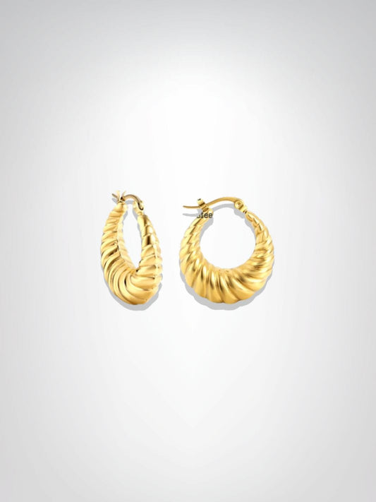 Boucles d'oreilles | Xcellence Dorée