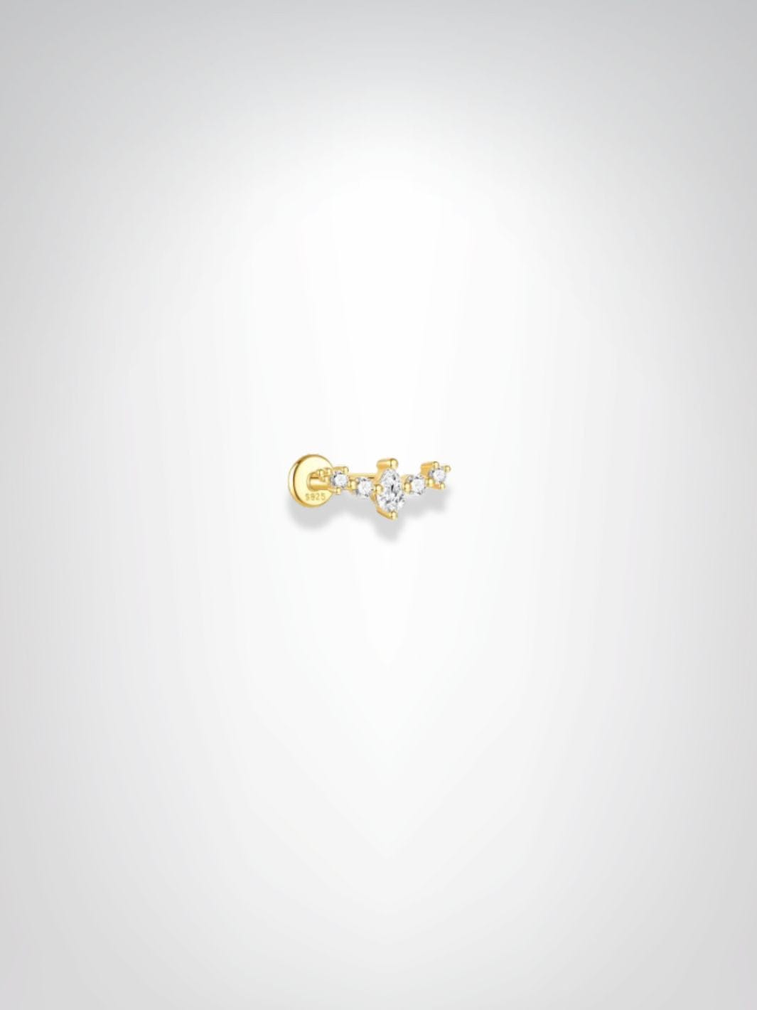 Piercing Tragus | Aurore Boréale Dorée