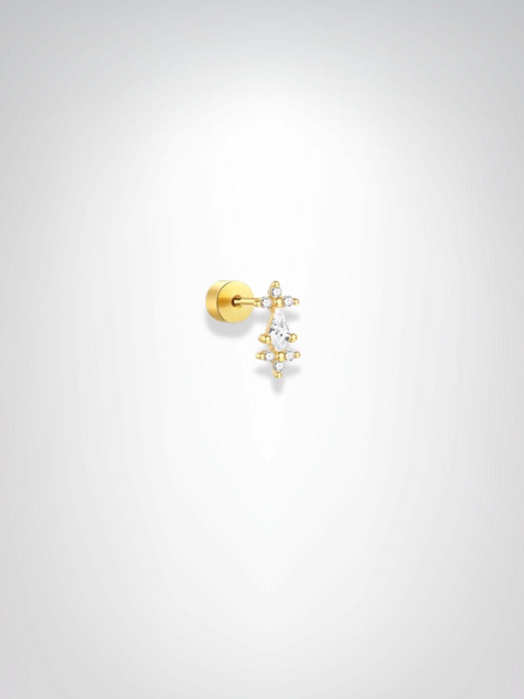 Piercing Tragus | Goutte de Miel Dorée