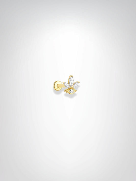 Piercing Tragus | Le Bourgeon Doré Dorée