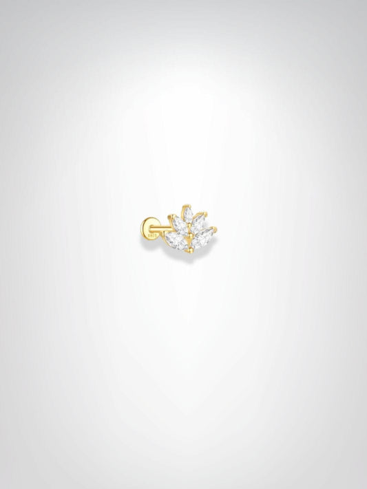 Piercing Tragus | Lotus Impérial Dorée