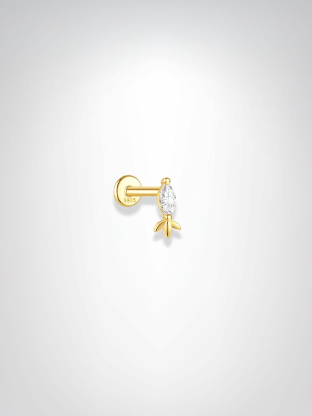 Piercing Tragus | Lys Royal Dorée