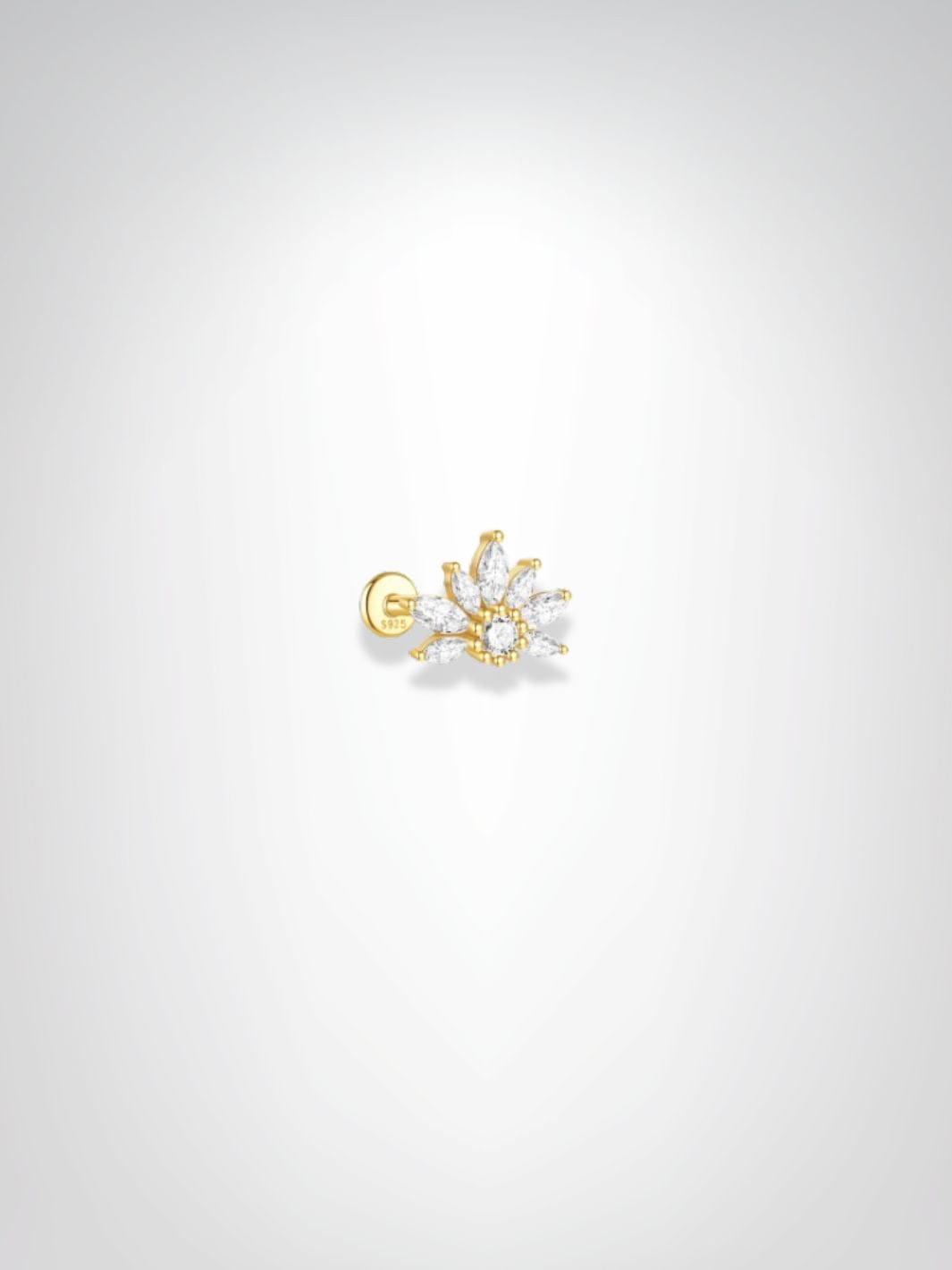 Piercing Tragus | Rosace Dorée