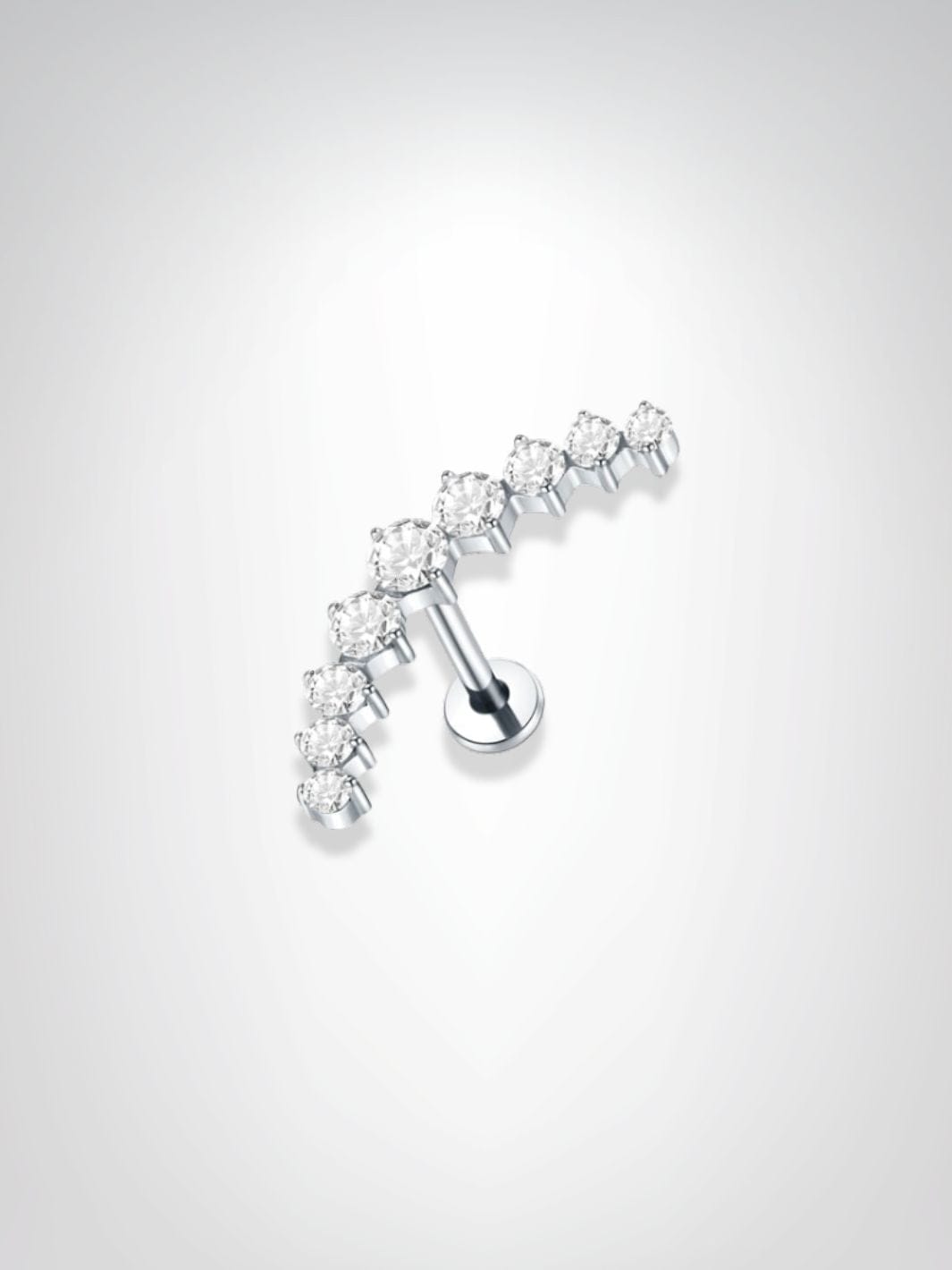 Piercings Helix | Arc de Glace Argentée