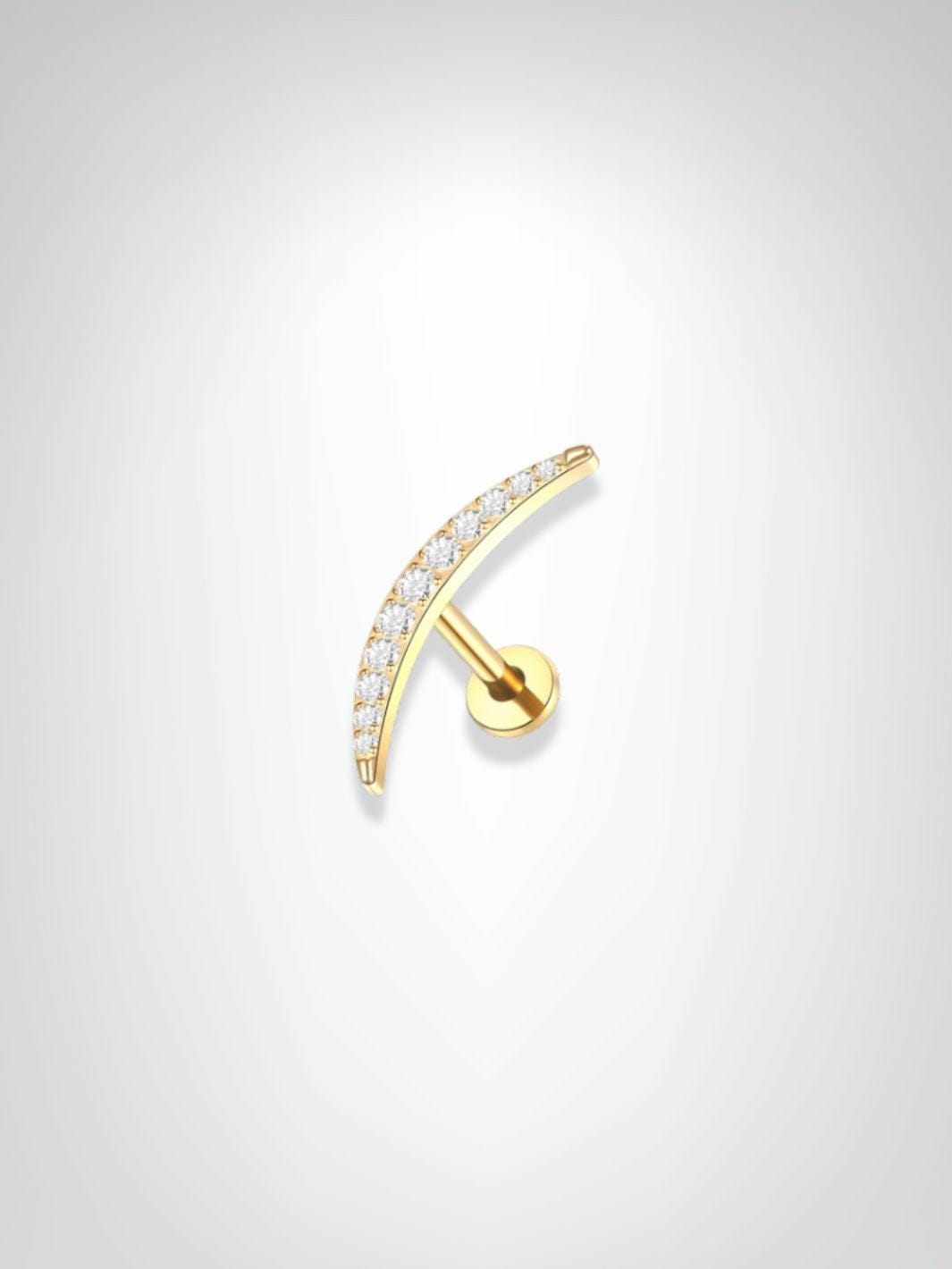 Piercings Helix | Croissant D'Or Dorée