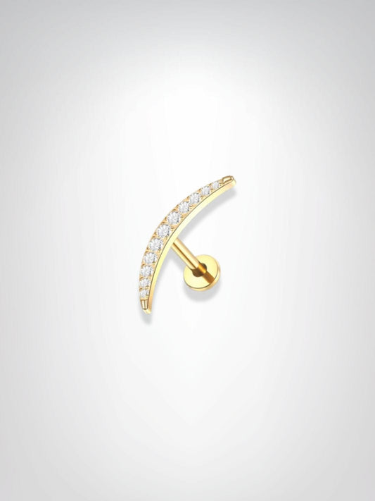 Piercings Helix | Croissant D'Or Dorée