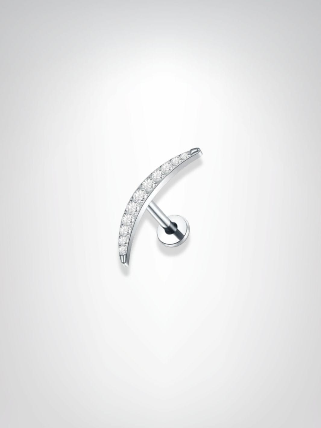 Piercings Helix | L'Éclat Arctique Argentée