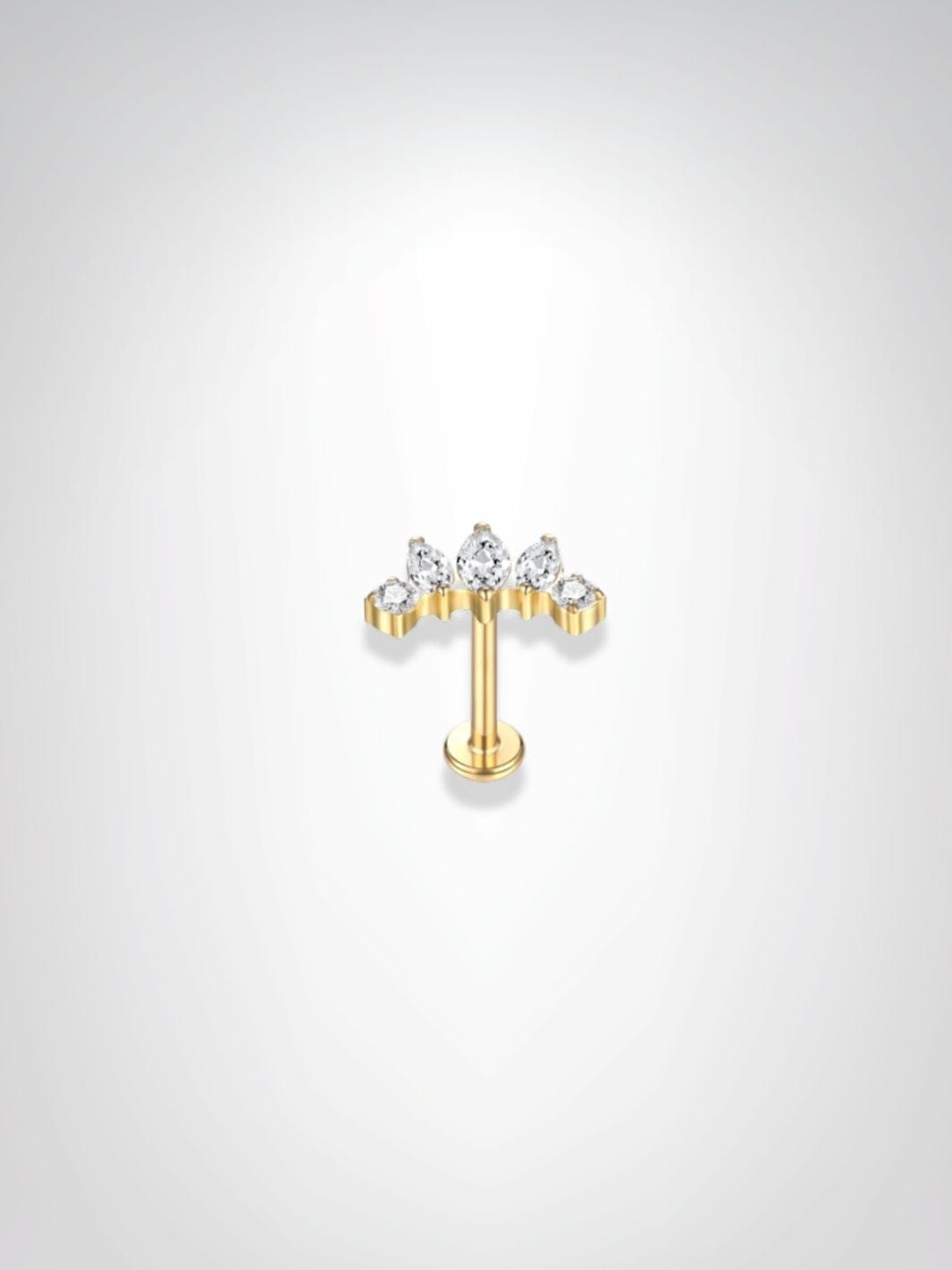 Piercings Hélix | Mini Diadème Dorée