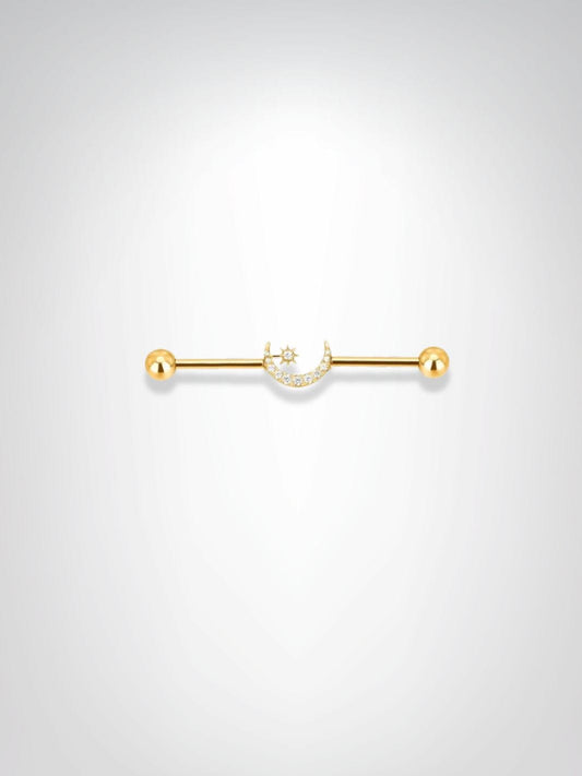 Piercings Industriel | Industrial Stellaire Dorée