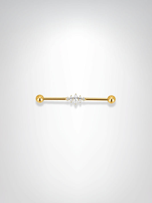 Piercings Industriel | La Ligne Impériale Dorée