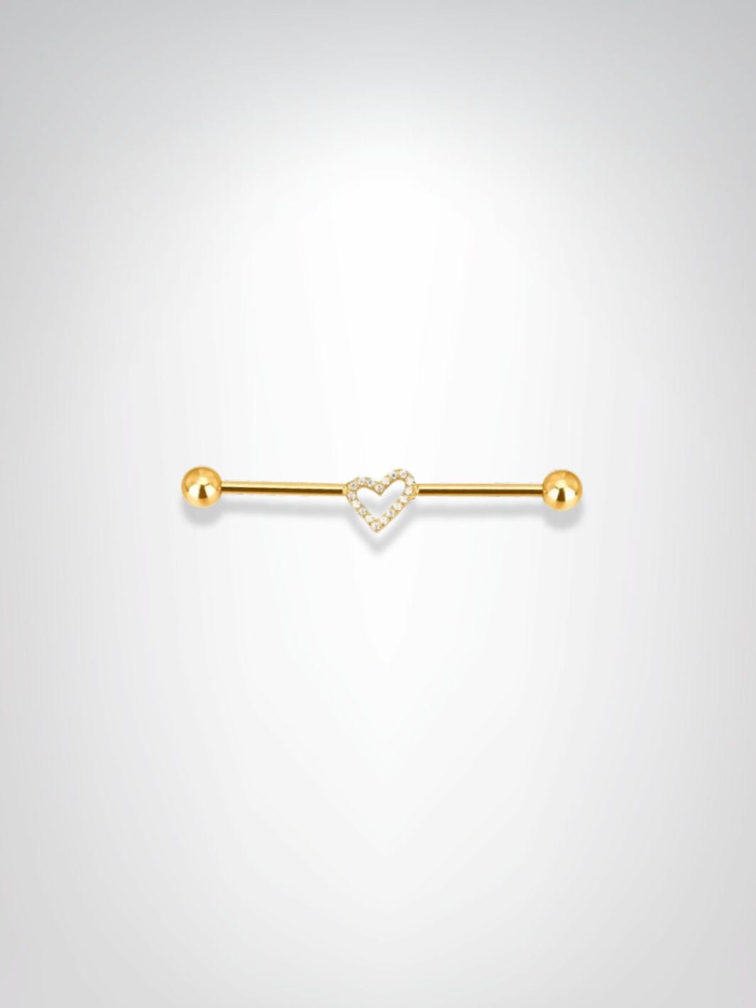 Piercings Industriel | Le Cœur Éternel Dorée